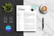Clean Resume Template Pack | Canva, a Resume Template by Lux Resume (Thumbnail 1 of 9)