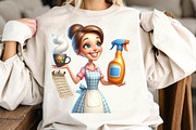 Quirky Chaotic Housewife Clipart, a Person Illustration by fashionaddict (Thumbnail 5 of 7)