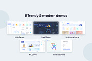 Modernize React MUI Admin Dashboard, a React Template by AdminMart (Thumbnail 4 of 15)