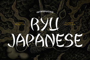 Ryu Japanese–Oriental Display Serif