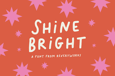 Shine Bright Font, a Font by ReveryWorks