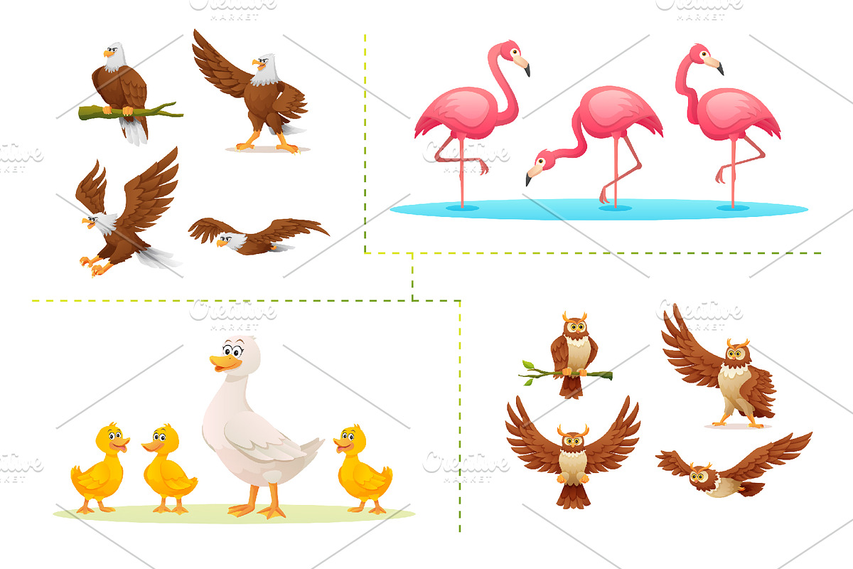 Cartoon Animals Collection, an Animal Illustration by YG Studio (Photo 11 of 15)