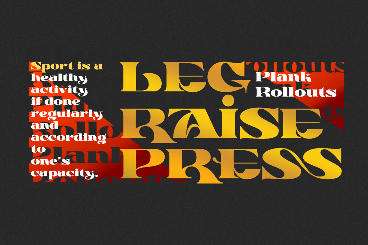 Plank Rollouts Display, a Serif Font by Areatype (Photo 4 of 6)