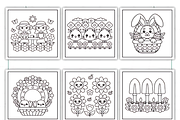 Bold and Easy Spring Coloring Pages, a Decorative Illustration by Design Station (Thumbnail 4 of 4)