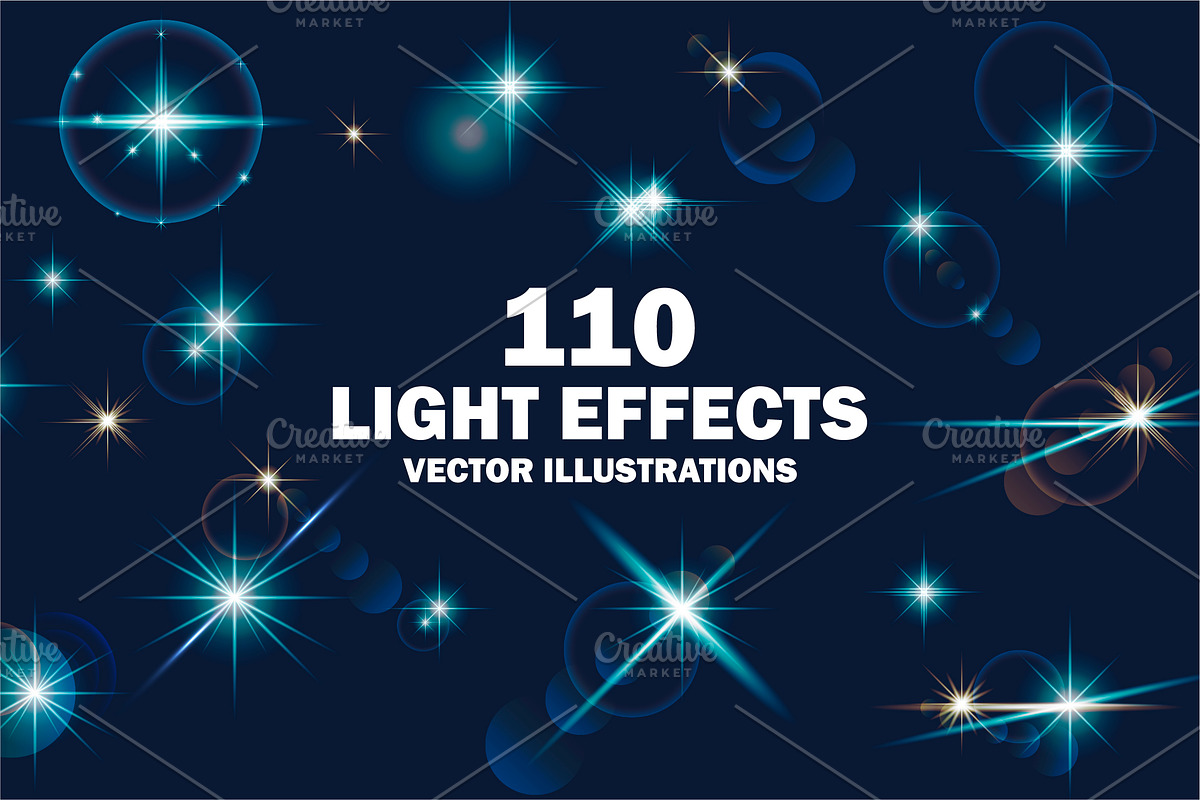 Light Effects Pack, an Object Graphic by alexdndz (Photo 1 of 11)