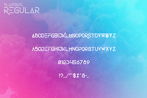 BluPurpl Font Family Extra 70% OFF