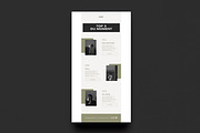 Fall In Love Newsletter templates, an Email Template by La P'tite Minimaliste (Thumbnail 3 of 6)