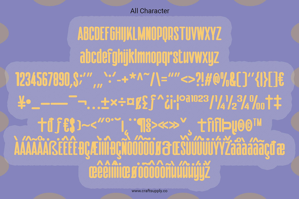 Galfego Rounded, a Sans Serif Font by Craft Supply Co. (Photo 2 of 8)