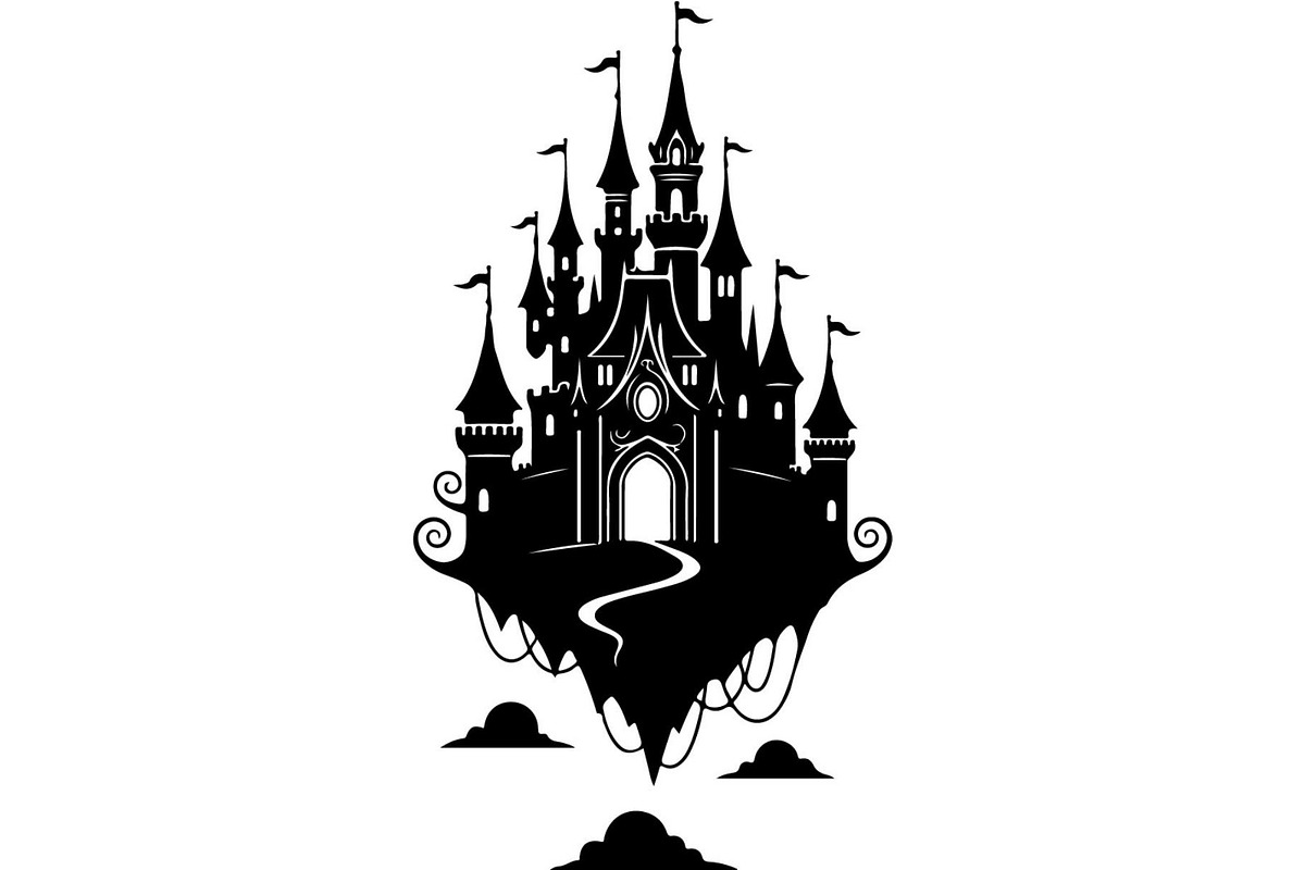 Fantasy Castle Silhouette, an Object Graphic by Creativeshirt (Photo 19 of 20)