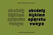 Furry Friends Cartoon Display Font, a Handwritten Font by Sarah Baker (Thumbnail 5 of 8)