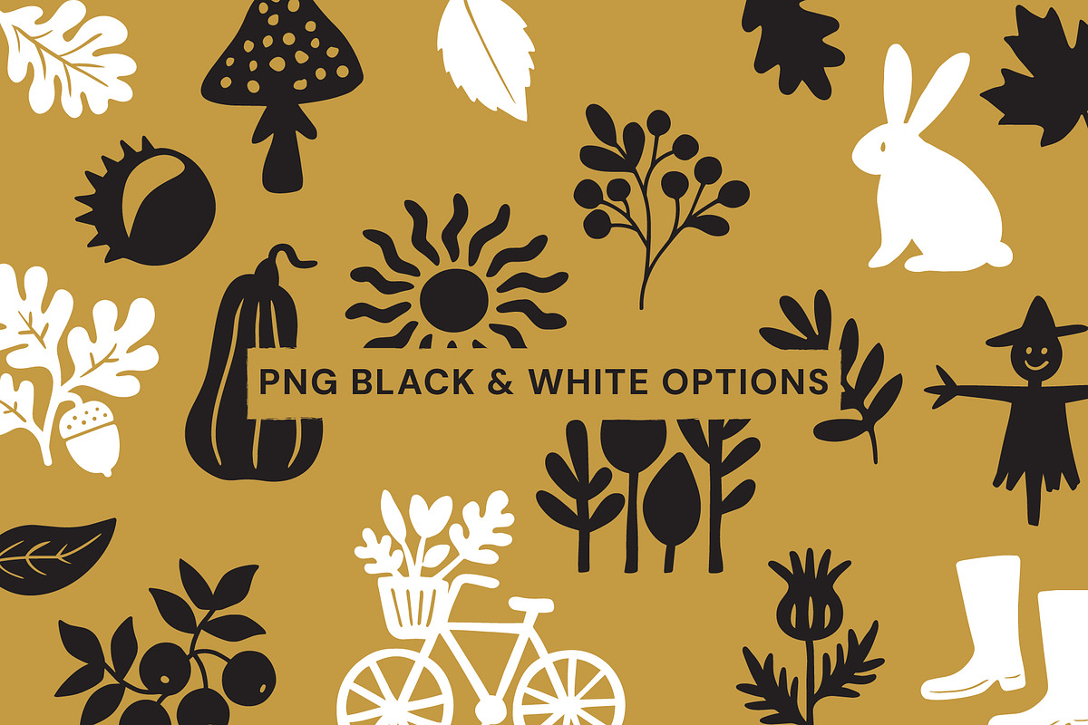 Autumn Nature & Botanical Clipart, a Decorative Illustration by NatalieArtShop (Photo 13 of 16)