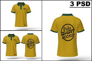 Polo T-Shirt Mockup, an Apparel Mockup by mockupbuys