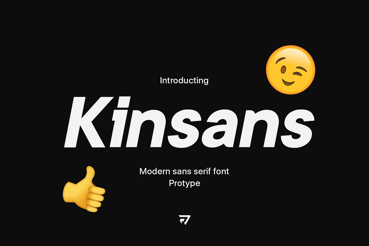 Kinsans - Sans Serif Font, a Sans Serif Font by Ryan Rivaldo Vierra (Photo 1 of 9)