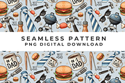 Father’s Day Seamless Pattern PNG, a Pattern Graphic by Anca Digital Vibe (Thumbnail 1 of 4)