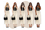 Fashion Girls 52 clipart png, a Person Illustration by Parinaz Wadia Design (Thumbnail 2 of 10)