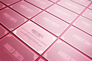 Pink Minimal Business Card, a Business Card Template by Marvel (Thumbnail 2 of 5)