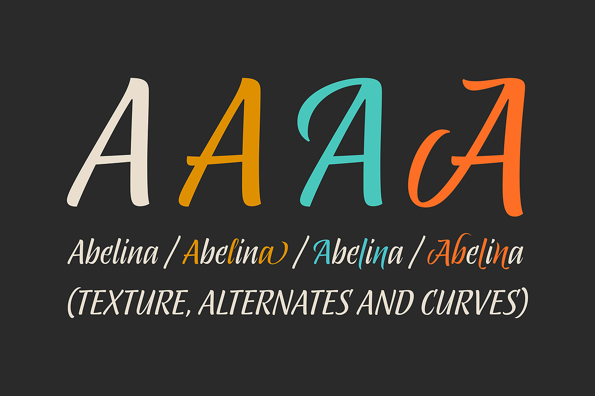 Abelina Pro, a Script Font by Sudtipos (Photo 5 of 5)