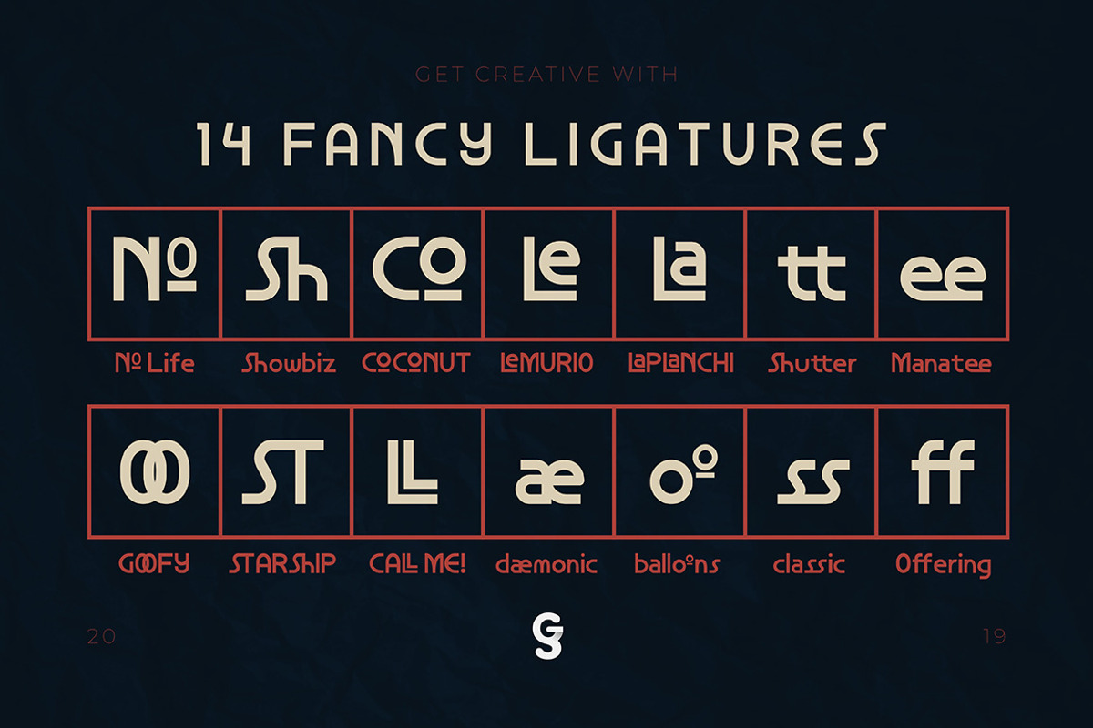 Genoar Typeface + BONUS preview 3