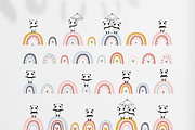 Cute pandas & rainbows collection, an Animal Illustration by Tkoko vectors & patterns (Thumbnail 10 of 11)