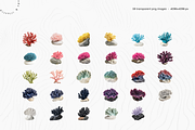 Ocean Nature Collection | Coral Pack, an Object Graphic by Lumeno (Thumbnail 6 of 10)