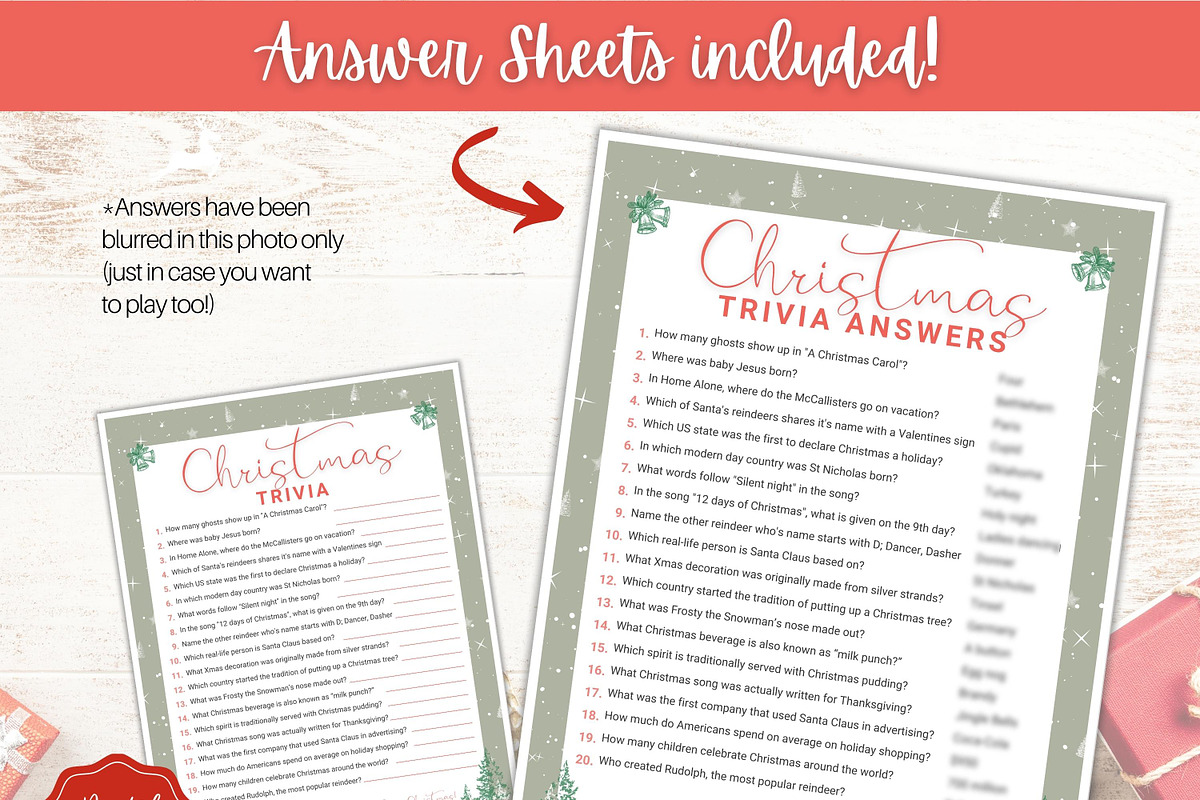 Christmas Games BUNDLE - 13 games!, a Templates & Theme by Templatables (Photo 5 of 11)