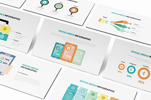 Social Media Infographic Powerpoint