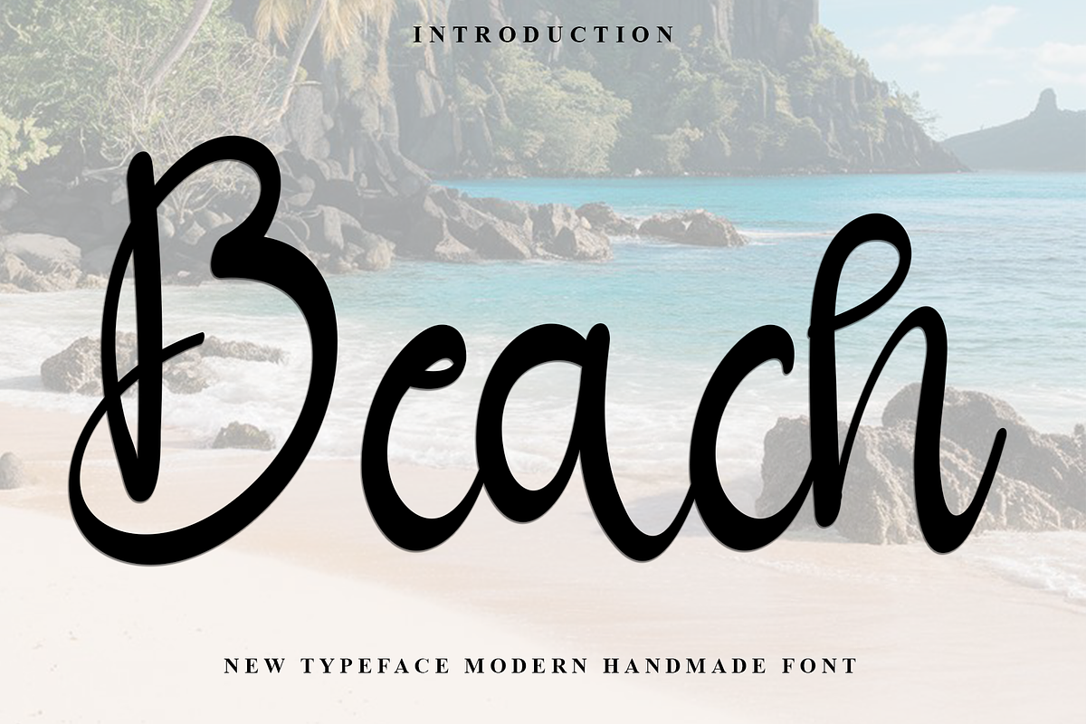 Beach, a Handwritten Font by FreshTypeINK (Photo 1 of 7)