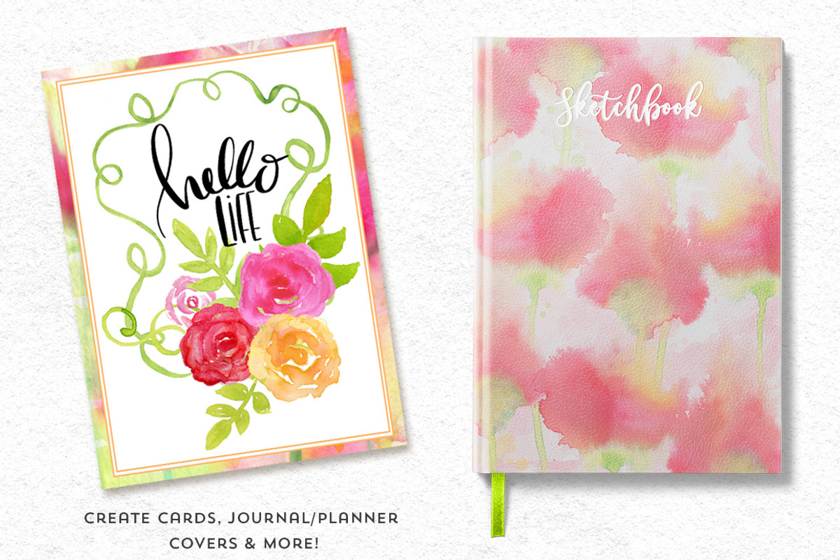 Watercolor Procreate Floral Brushes, a Brush Add-On by Studio Kitsch (Photo 4 of 6)