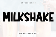 Milkshake, a Sans Serif Font by InermediaSTUDIO (Thumbnail 1 of 8)