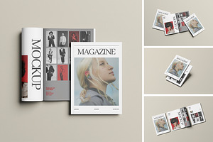 High Quality Magazine Mockup