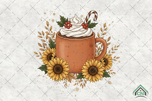 Fall Mug PNG, an Illustration by Craft Nest