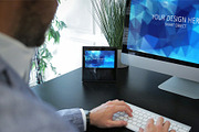 Echo Show Workstation PSD Mockups, an iPhone Mockup by Shop Mockpro (Thumbnail 15 of 19)