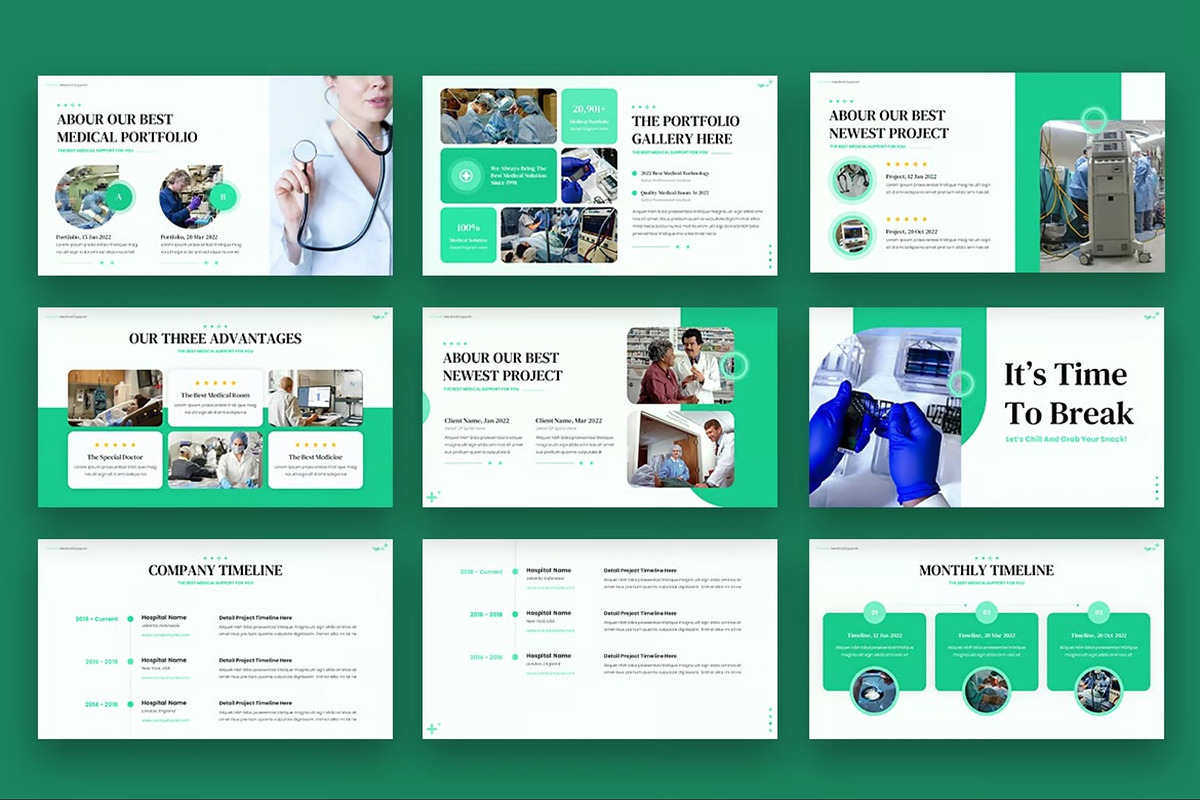 Spital - Medical Google Slides, a Presentation Template by Fit-tee (Photo 5 of 6)