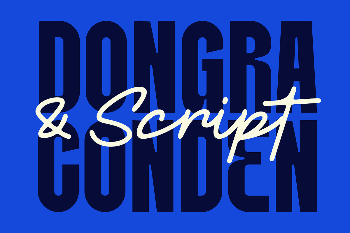 Dongra - Duo Font, a Script Font by Marvadesign (Photo 8 of 8)