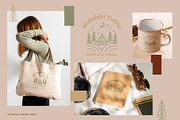 Adventure Line Art Graphic Set, a Branding & Logo Template by Ellen Carty Design (Thumbnail 7 of 13)