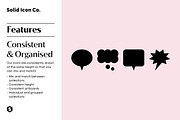 Speech Bubble Icons, a Solid Icon by Solid Icon Co (Thumbnail 4 of 6)