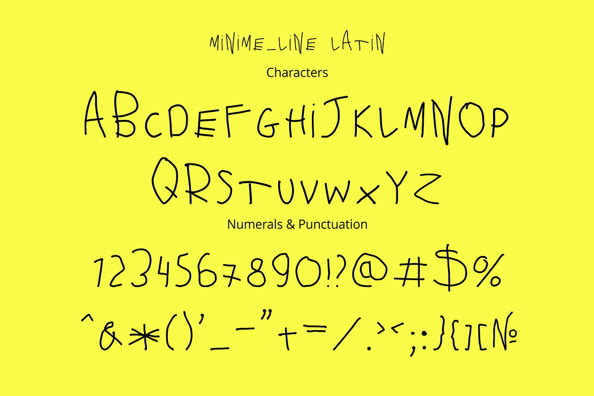 Minime color font, a Font by Malena (Photo 4 of 11)