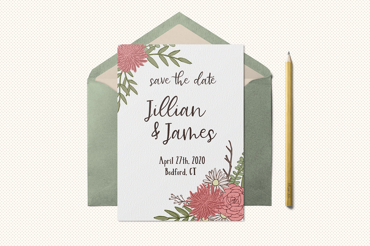 Vintage Rustic Florals, an Illustration by Kellie Jayne Studio (Photo 5 of 11)