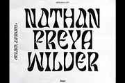 Berbanya - Funky Psychedelic Font, a Serif Font by Lurinzu Studios (Thumbnail 8 of 11)