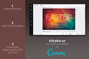 Easter Church Postcard | Canva, a Flyer Template by loswl (Thumbnail 3 of 8)