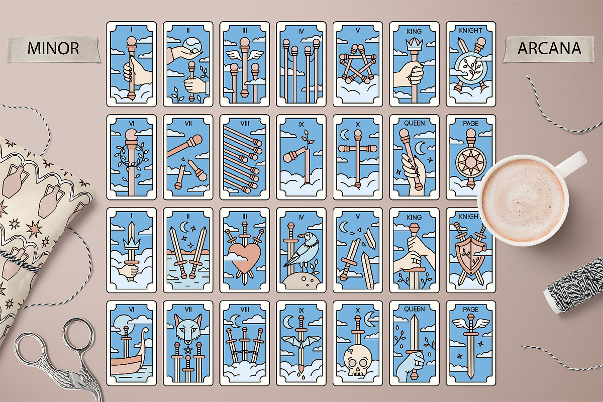 Tenderness Tarot cards collection, an Illustration by illustrator_natalie (Photo 5 of 15)