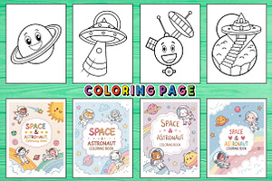 Space & Astronaut Coloring Pages, an Arts & Entertainment Photo by Wow Magic