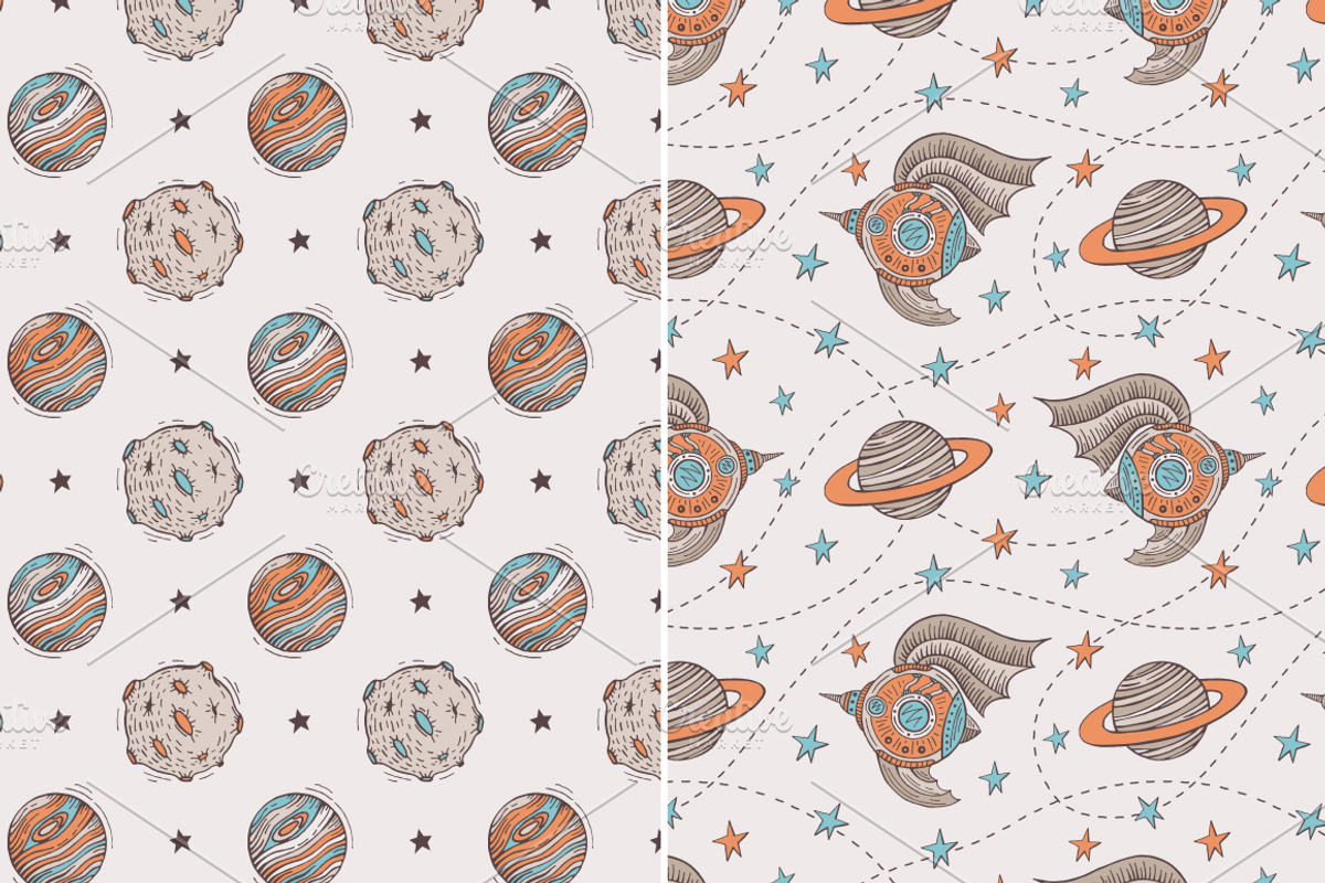 Steampunk space collection, a Pattern Graphic by piyacler (Photo 4 of 5)