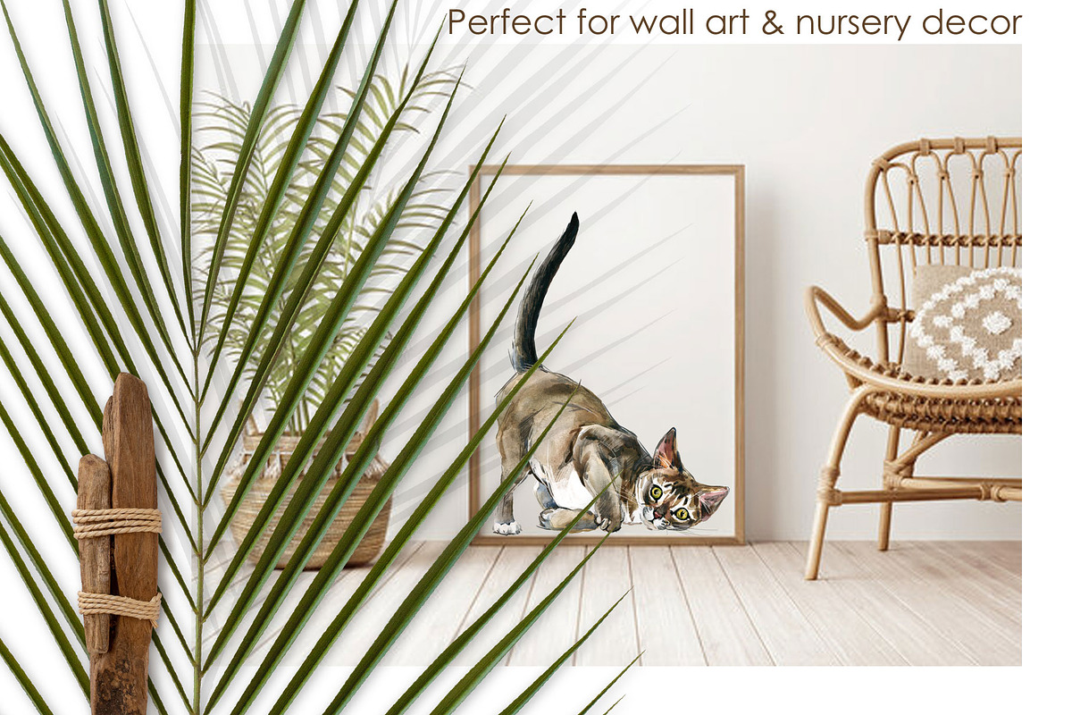 Pedigree Cats Watercolor Set, an Animal Illustration by FineArt (Photo 9 of 9)