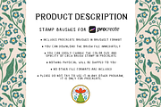 Procreate Stamps - Forget-Me-Not, a Brush Add-On by Gabba Delgado (Thumbnail 4 of 4)