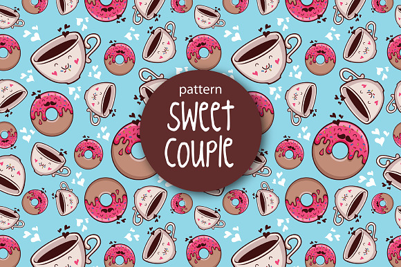 Pattern Sweet Couple