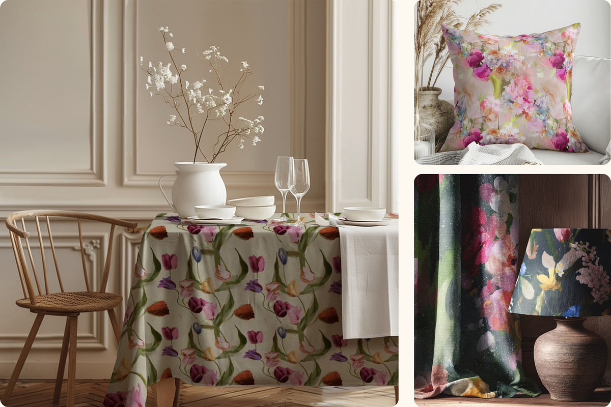 Abstract Blooming Floral Patterns, a Pattern Graphic by Ninterints (Photo 7 of 16)