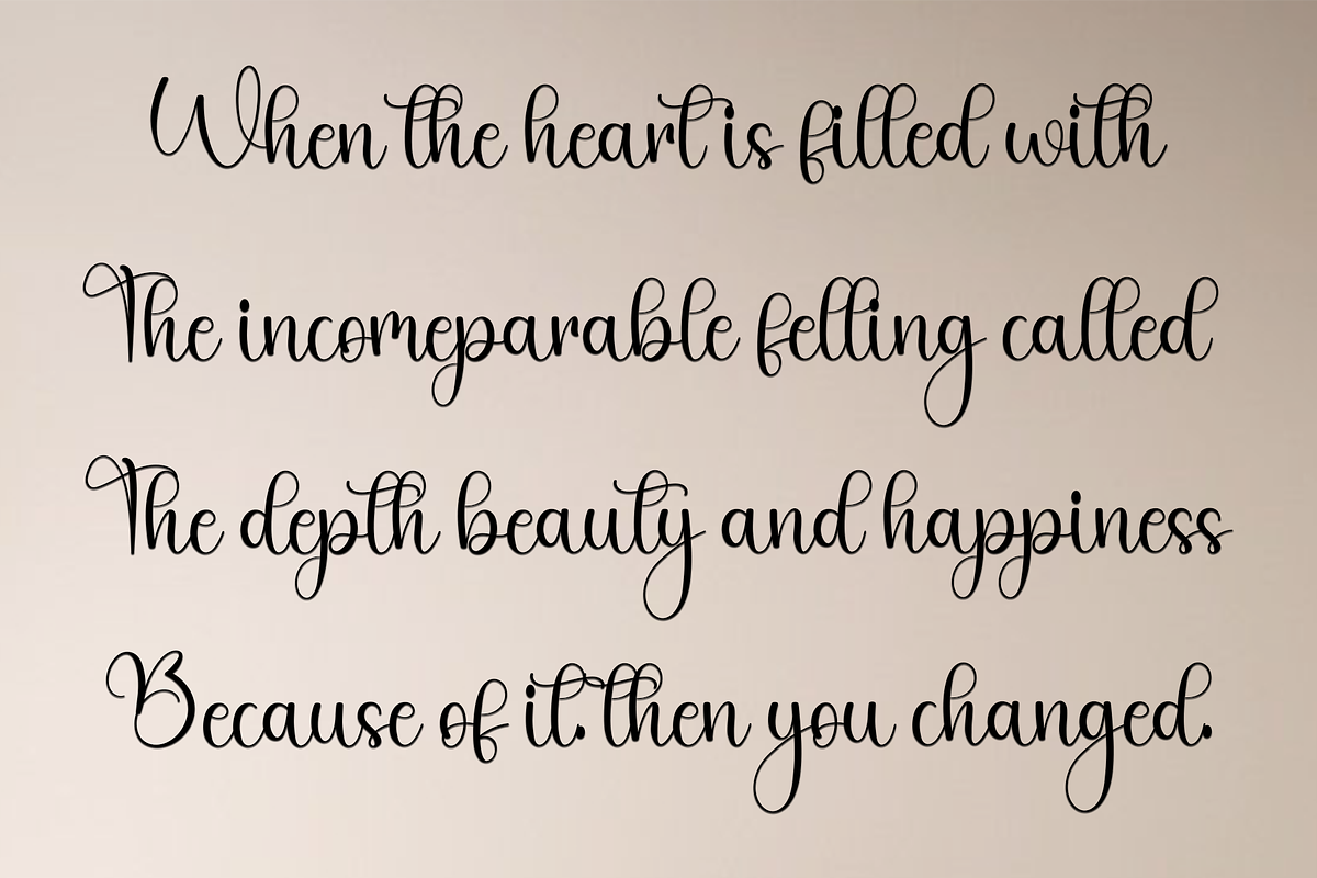 Geovany Blooming, a Handwritten Font by FreshTypeINK (Photo 2 of 7)