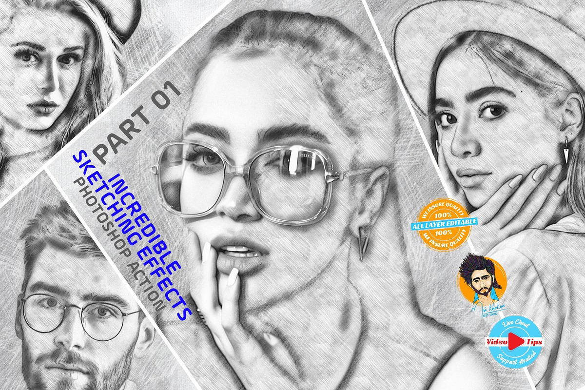Incredible Sketching Effect, an Action Add-On by MRI STUDIO (Photo 1 of 16)