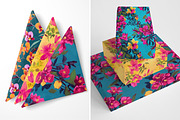 Pink Blooming Floral Patterns, a Pattern Graphic by Ninterints (Thumbnail 6 of 20)